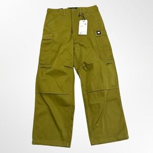 Levis Loose Cargo Pants Mens 32x32 Olive Green Straight Leg Work Utility